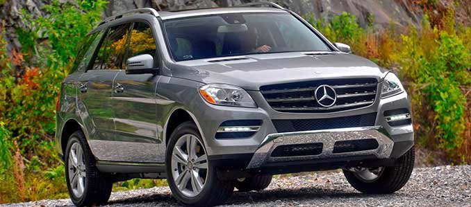 Photo représentant un véhicule Mercedes ML350 de 2014, doté de la technologie BlueTec
