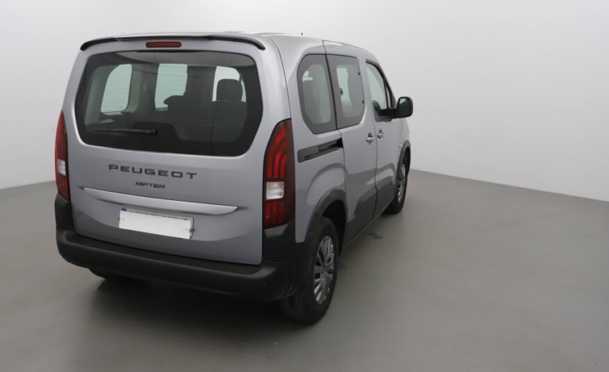 PEUGEOT RIFTER TAILLE M – 1.5 BLUEHDI 100CH S&S ALLURE 5 PLACES