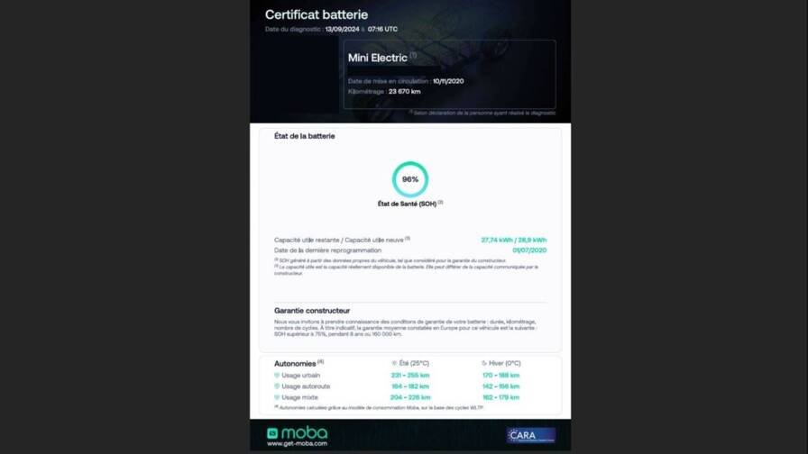 Mini Hatch 3 portes electric f56 bev 3 Portes Cooper SE 184 Yours +Toit